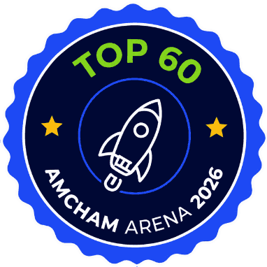 Amcham Arena 2026 TOP 60 badge
